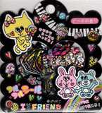 Q-Lia Vintage I <3 Friend Rare Sticker Sack