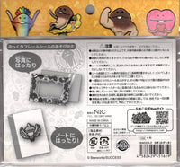 Namepara Vintage Osawari Tantei Nameko Saibai Kit Rare Puffy 2-Sheet Sticker Sheet