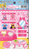 Pool Cool Vintage Kawaii Girls Rare 3D 3-Sheet Sticker Sheet