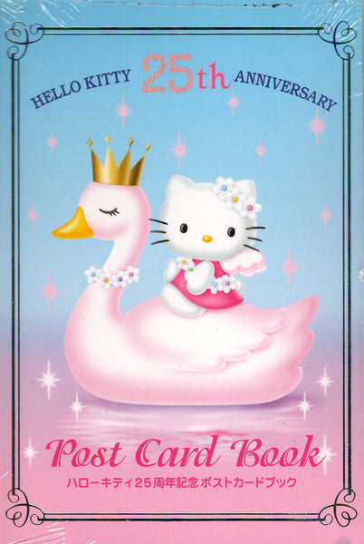 Sanrio 1999 Vintage Hello Kitty 25th Anniversary Rare Post Card Book