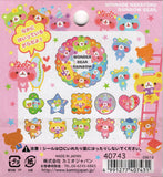 Kamio Vintage Wonder Bear Rainbow Rare Sticker Sack