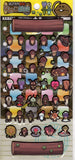 Namepara Vintage Osawari Tantei Nameko Saibai Kit Rare Puffy Sticker Sheet