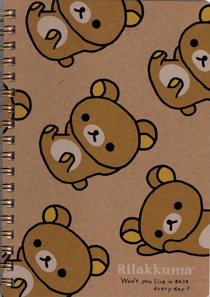 San-x 2012 Rilakkuma Large Spiral Notebook