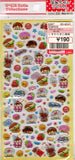 Q-Lia Vintage Junk Sweets Cutie Collection Rare 3D Sticker Sheet