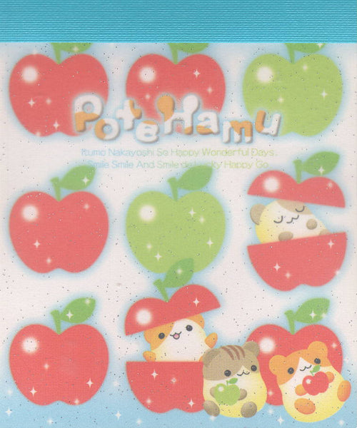 San-x 2001 Vintage Pote Hamu Rare Mini Memo Pad