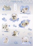 Milk Party Dog Sticker Sheet
