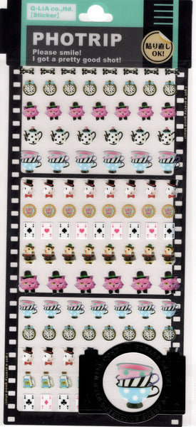 Q-Lia Vintage Photrip Alice In Wonderland Sticker Sheet