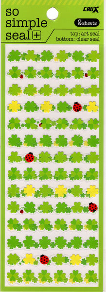 Crux Vintage Clovers Rare 2-Sheet Sticker Sheet