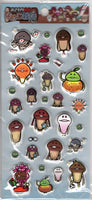 Namepara Vintage Osawari Tantei Nameko Saibai Kit Rare Puffy Sticker Sheet