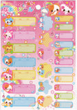 Pool Cool Vintage Animal Friends Rare Label Sticker Sheet