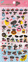 San-x 2010 Chirokkey Vintage Sticker Sheet