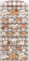 Mind Wave Animal Sweets Factory Puffy Sticker Sheet