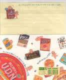 Kamio Vintage Kewpie Snacks Rare Letter Set