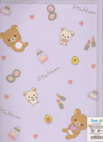 San-x 2020 Rilakkuma Double Side 7-Pocket A4 File Folder