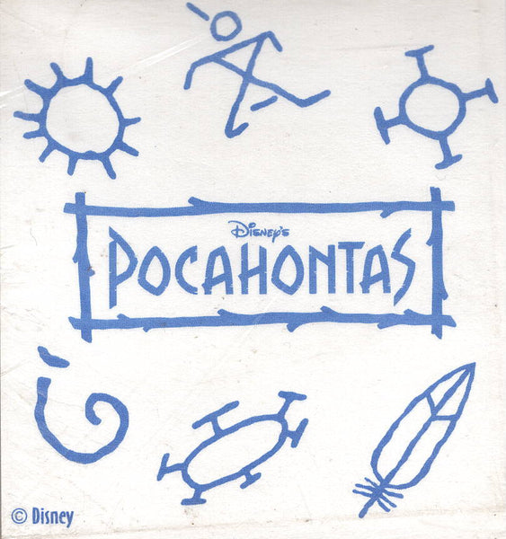 Vintage Pocahontas Rare Small Square Memo Pad