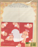 Kamio Vintage Angel Kewpie Rare Letter Set