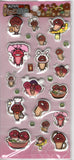 Namepara Vintage Osawari Tantei Nameko Saibai Kit Rare Puffy Sticker Sheet