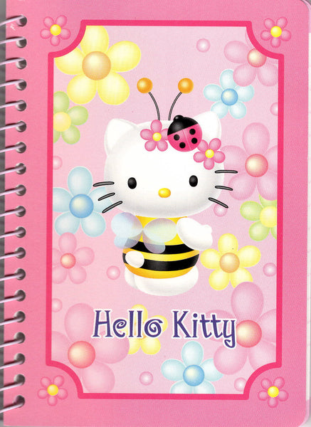Sanrio 1999 Vintage Hello Kitty Rare Small Spiral Notebook