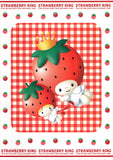 Sanrio 1998 Vintage Strawberry King Rare Large Notebook
