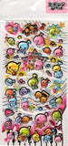 Crux Vintage Music Notes Rare Puffy Sticker Sheet