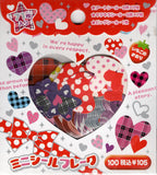 Crux Vintage Hearts Rare Sticker Sack
