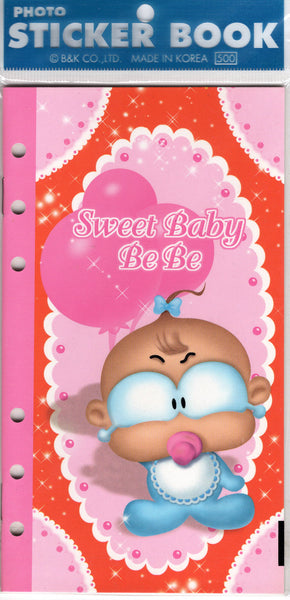 B&K Co Vintage Sweet Baby Be Be Rare Korean Sticker Book