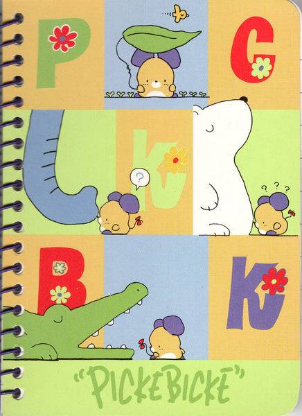 Sanrio 1997 Vintage Picke Bicke Rare Small Spiral Notebook