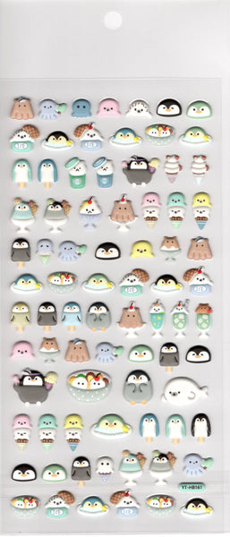 Polar Animals Puffy Sticker Sheet