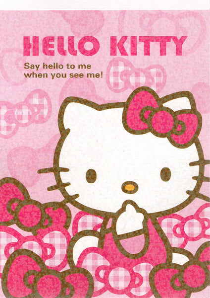 Sanrio 2010 Vintage Hello Kitty Rare Large Memo Pad