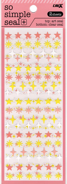 Crux Vintage Stars Rare 2-Sheet Sticker Sheet