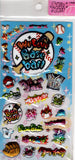 Crux Vintage Baseball Rare Puffy Sticker Sheet