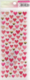 Kamio Vintage Hearts Rare PVC Sticker Sheet