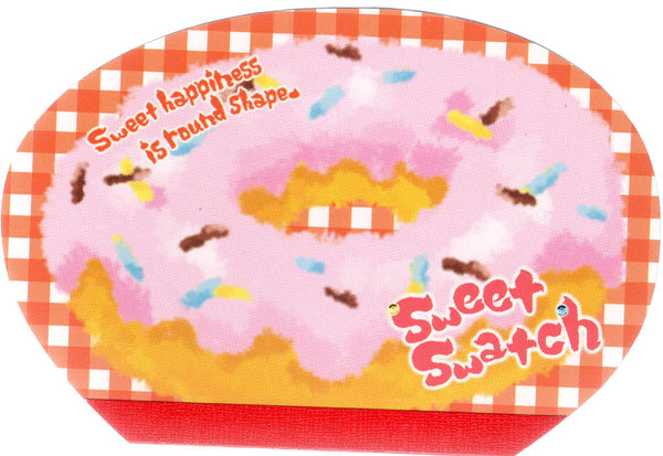 Crux Vintage Donut Sweet Swatch Rare Die Cut Memo Pad