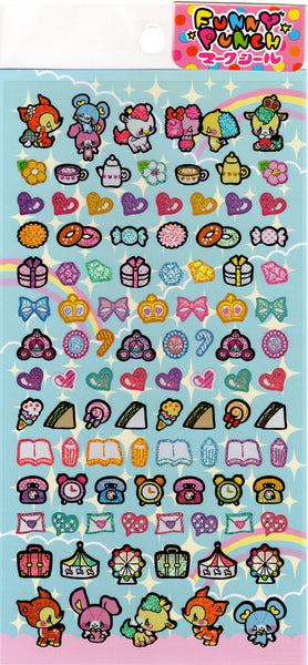 Crux Vintage Funny Punch Rare Sticker Sheet