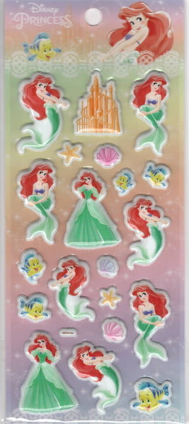 Disney Ariel The Little Mermaid Puffy Sticker Sheet