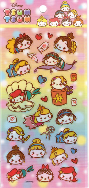 Disney 2021 Princesses Tsum Tsum Sticker Sheet