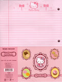 Sanrio 2008 Vintage Hello Kitty Rare Refill Wide Ruled Paper Pack