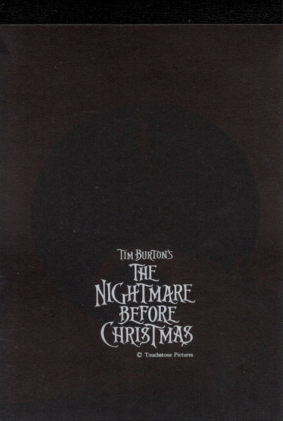 Disney Vintage The Nightmare Before Christmas Rare Large Memo Pad