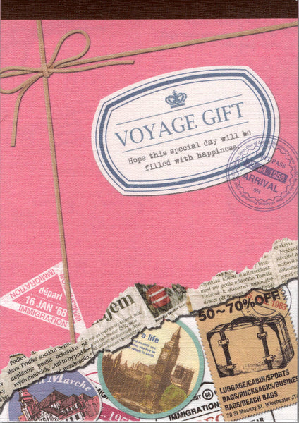 Kamio Vintage Voyage Gift Rare Large Memo Pad