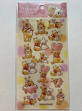 Disney Winnie The Pooh Loves Teddy Deadstock Sticker Sheet