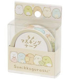 San-x Sumikko Gurashi Glitter Masking Tape