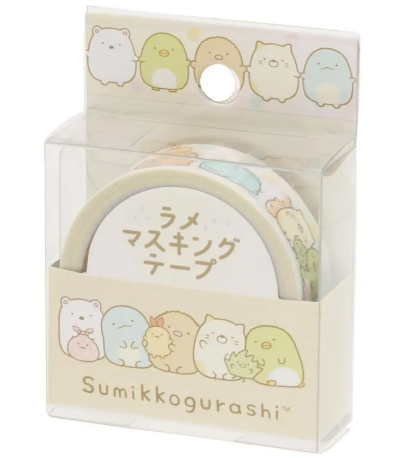 San-x Sumikko Gurashi Glitter Masking Tape