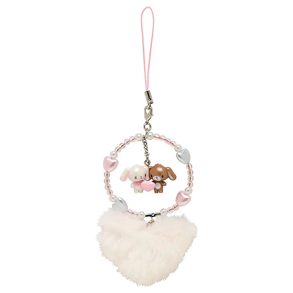 Sanrio Sugarbunnies Fluffy Mini Charm Cellphone Strap
