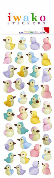 Iwako Bird Sticker Sheet