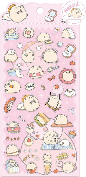 Nekoni Pig Sticker Sheet