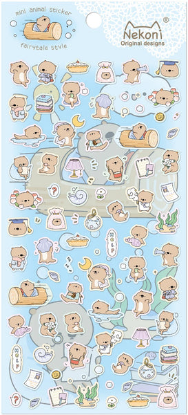 Nekoni Otter Sticker Sheet