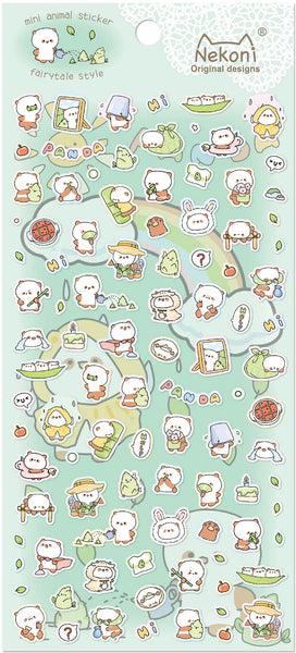 Nekoni Panda Sticker Sheet