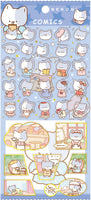 Nekoni Cat Cafe Comics Sticker Sheet