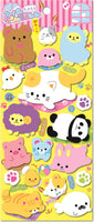 Mind Wave Animals Puffy Sticker Sheet