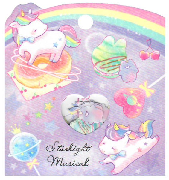 Crux Starlight Musical Unicorn Sticker Sack